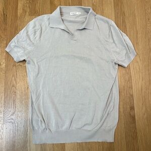 Suitsupply Light Gray Polo Shirt
